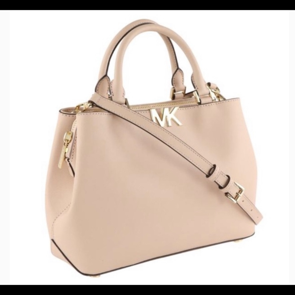 Michael Kors Florence medium Satchel in Blush color